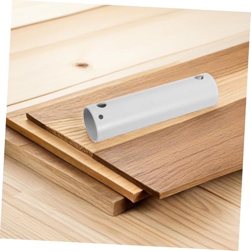 Mikikit 2 قطعة قضبان تمديد مروحة سقف بيضاء قطع غيار بديلة متينة وقوية - Image 5