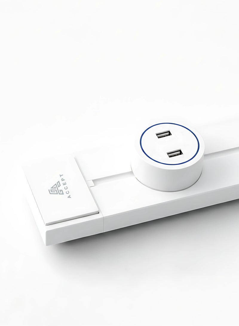 ACCEPT 10A 2X USB Plug Socket that works on electrical outlets - Image 3
