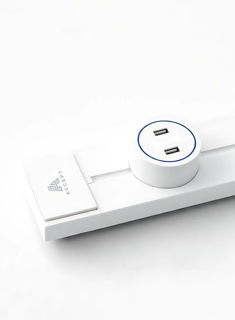 اكسبت فيش 10 أمبير  2X USB يعمل على مجرى الأفياش الكهربائي - Image 3