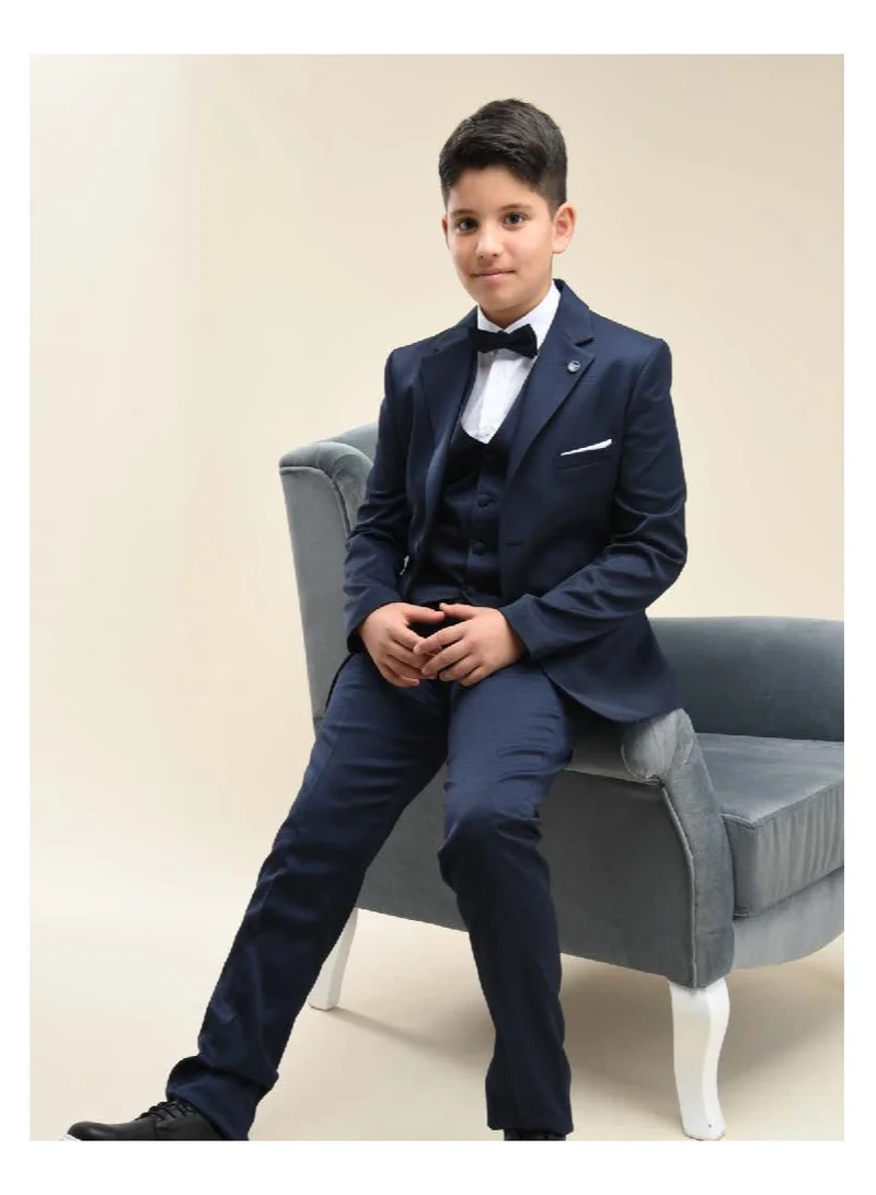 VIA BAMBINO Formal Boys Navi Suit 4813