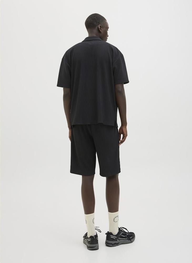 JACK & JONES - Jpstkarl Interlude Plisse Shorts - Image 1
