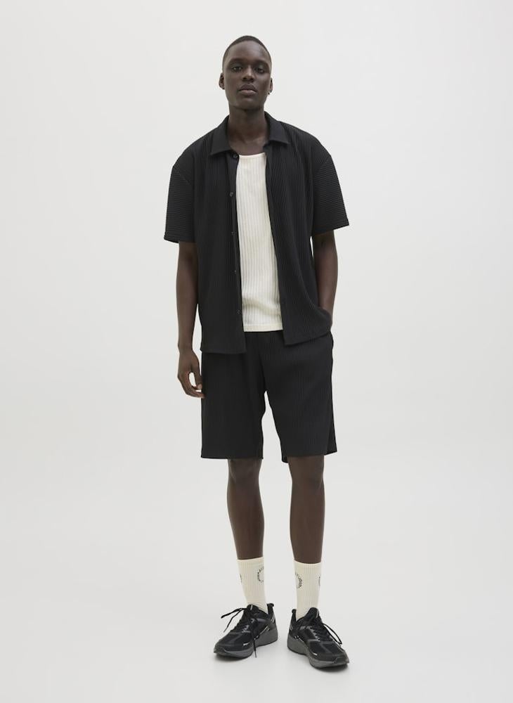 JACK & JONES - Jpstkarl Interlude Plisse Shorts - Image 1