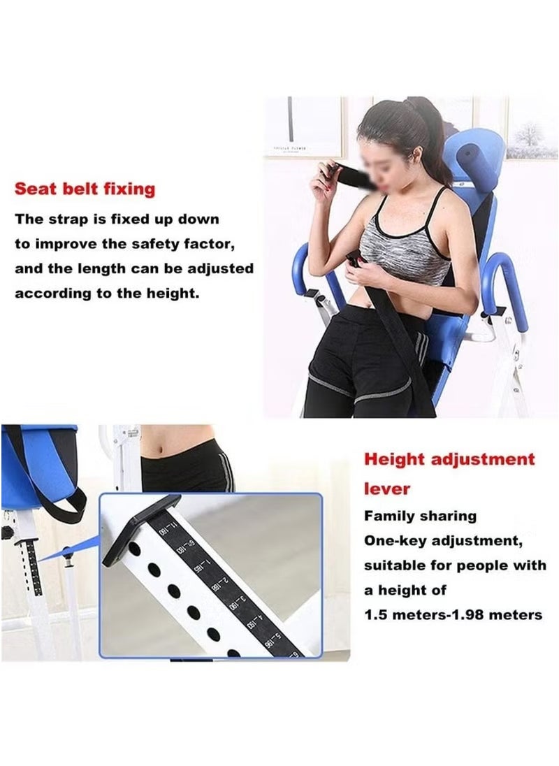 Generic Home Fitness Equipment,Inverted Table,Parts Inversion Table Back Therapy Fitness Back Pain Relief, Adjustable Folding Therapy Back Inversion Table for Home Exercise  - Image 5