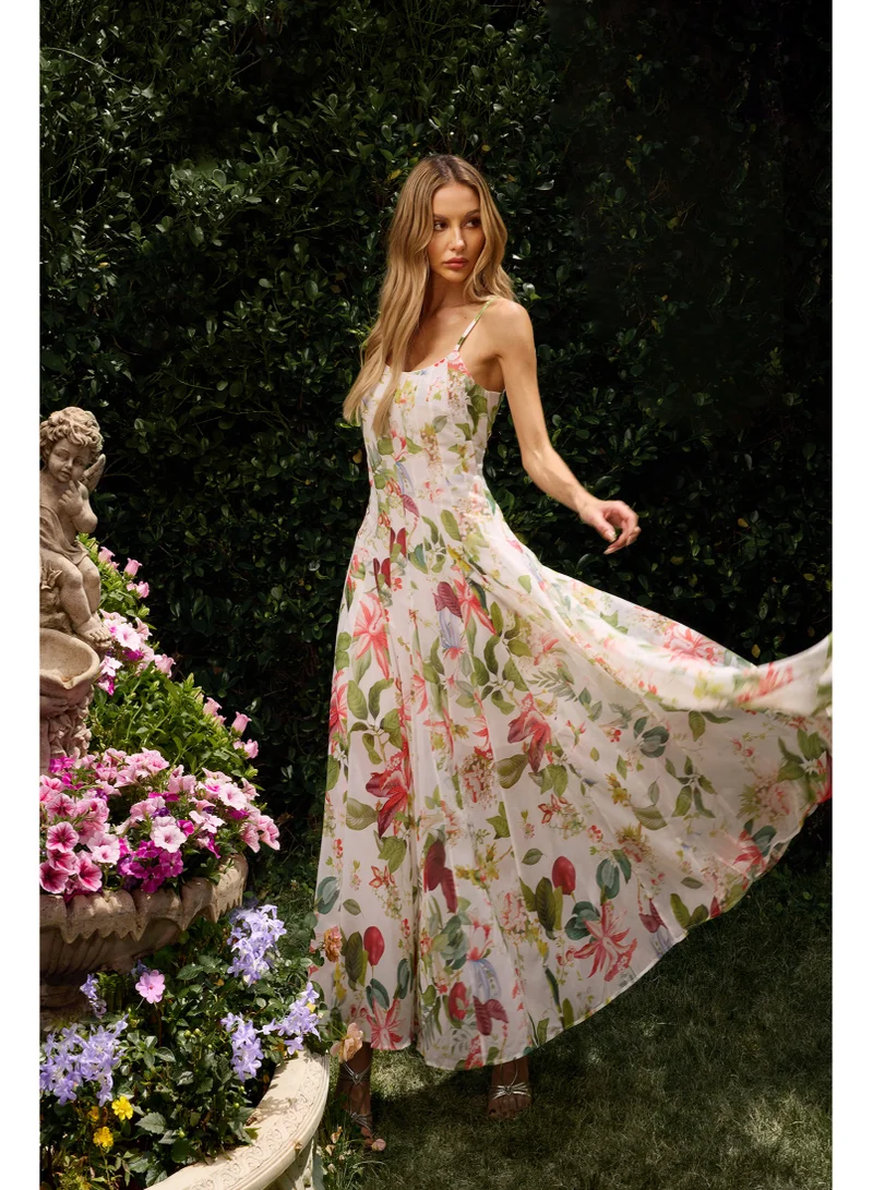 Bella Barnett Zoey Sleeveless Printing Maxi Dress