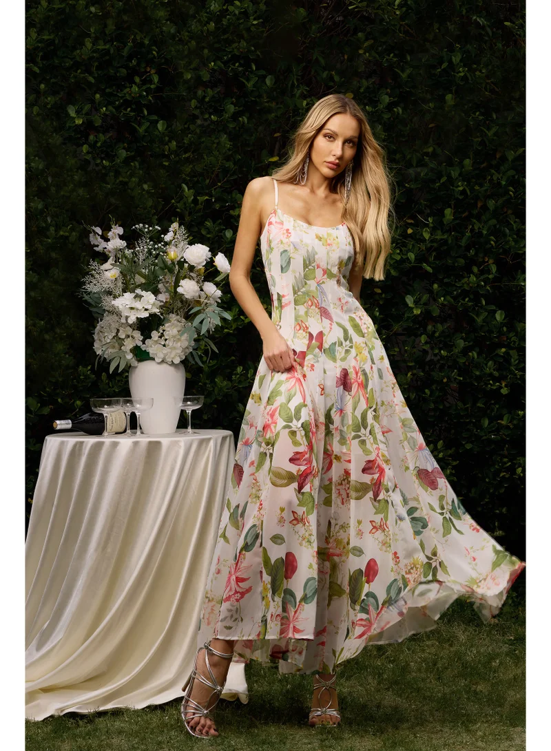 Bella Barnett Zoey Sleeveless Printing Maxi Dress