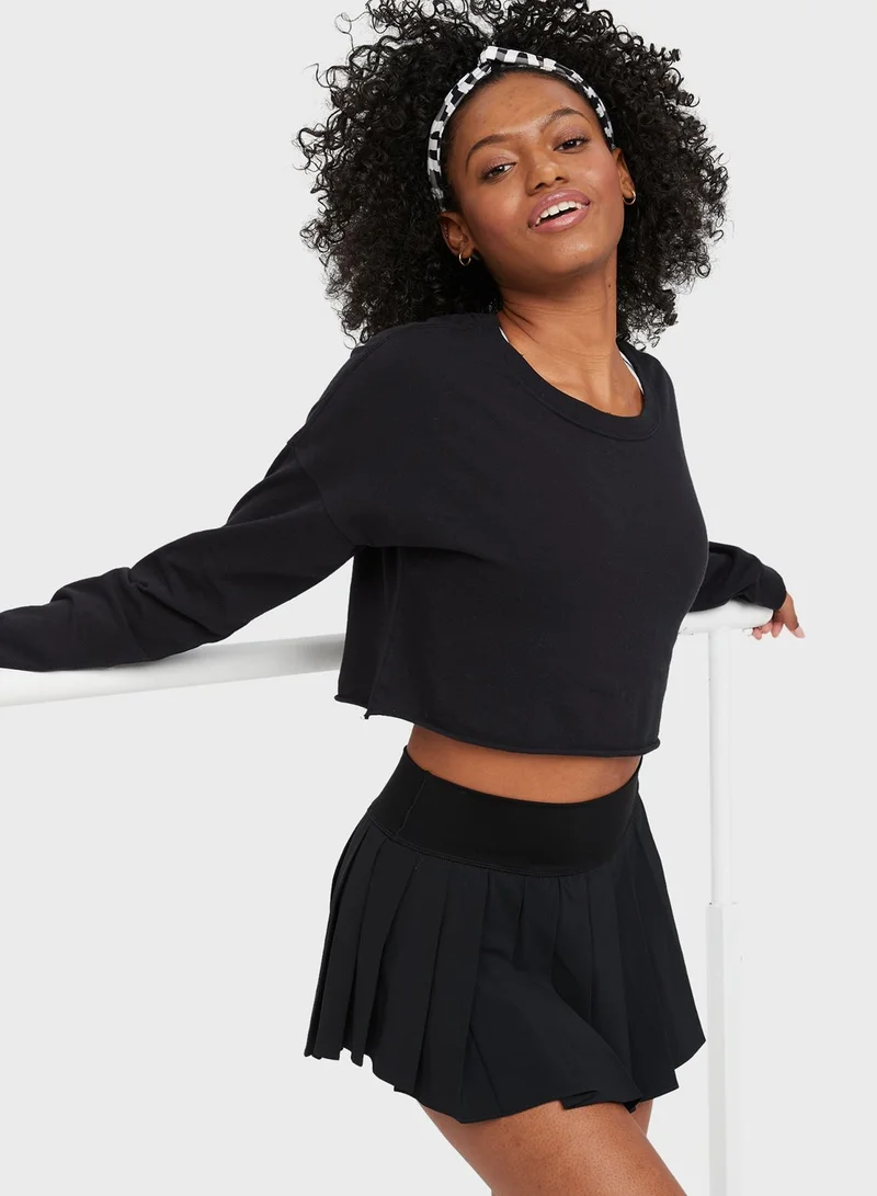 Aerie Crew Neck Crop Top