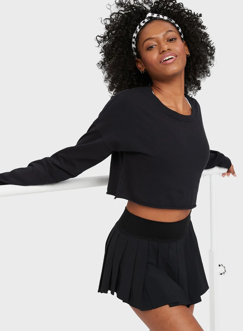Aerie Crew Neck Crop Top