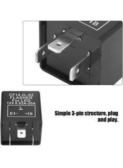 Oasisgalore LED Flasher Relay, 12V 3 Pin LED Indicator Relay, LED Electronic Flasher Unit, for Car Vehicle Motorcycle.  - Image 4