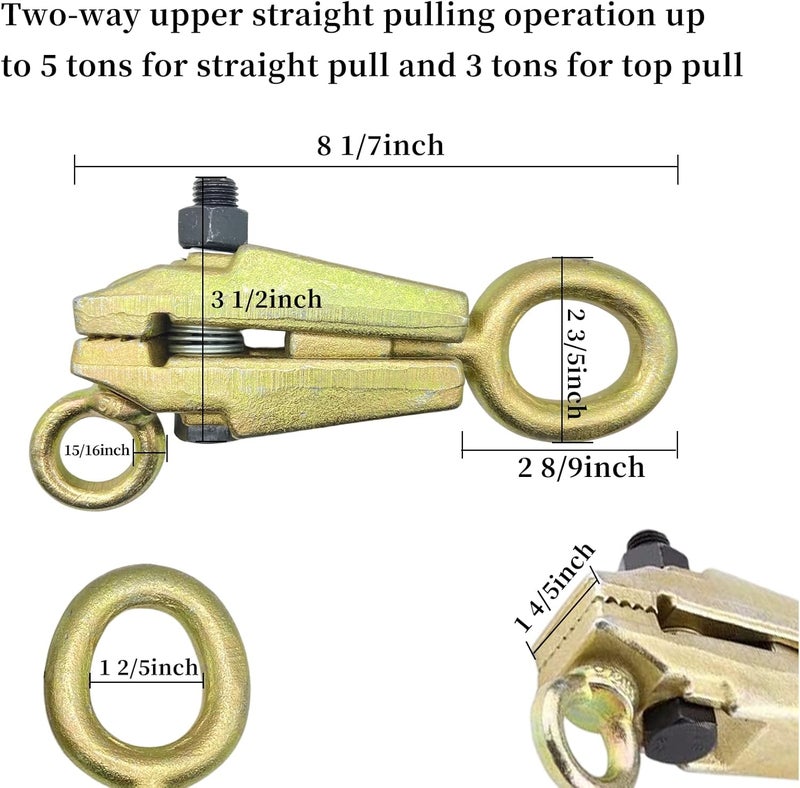 Jiaroutk 5 Ton Auto Body Frame Repair Scissor Clamp Puller Tool - Image 5