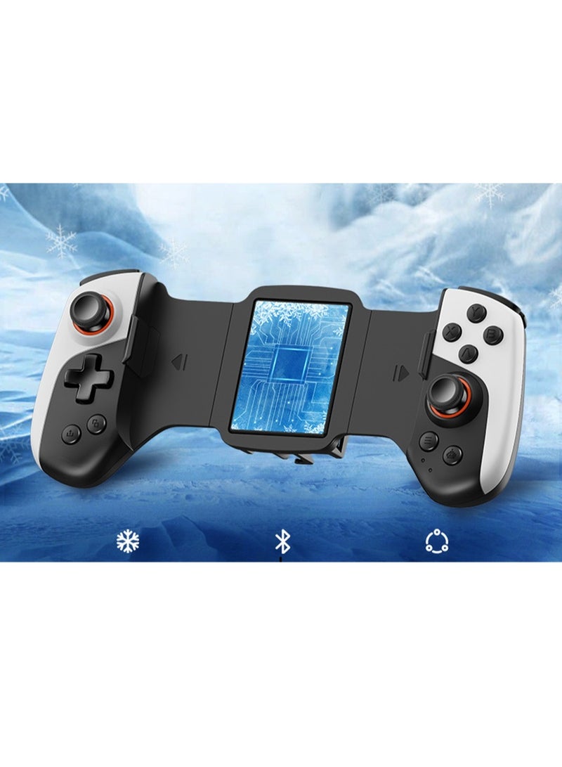 general Professional Stretch Gamepad Gamwing Cooling Gamepad JK02 Bluetooth Gaming Controller Clip size:5.4-7.3 inches compatible for Android / iOS / PC / Switch with Hall Joysticks / Precidion Trigger / Vibration Motor / Sensitive Rocker / Custom Mapping - Image 2