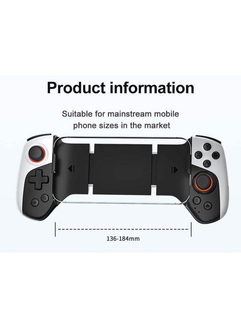 general Professional Stretch Gamepad Gamwing Cooling Gamepad JK02 Bluetooth Gaming Controller Clip size:5.4-7.3 inches compatible for Android / iOS / PC / Switch with Hall Joysticks / Precidion Trigger / Vibration Motor / Sensitive Rocker / Custom Mapping - Image 3
