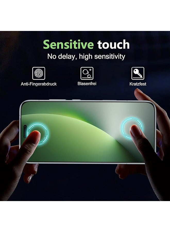 JOMILA 2 Pack Honor Magic 8 Pro 5G Screen Protector, 9H Tempered Glass Screen Protector for Honor Magic 8 Pro 5G, Premium 3D Curved Edge Guard Film, Case Friendly, Anti-Scratch Film (Edge Adhesive) - Image 3