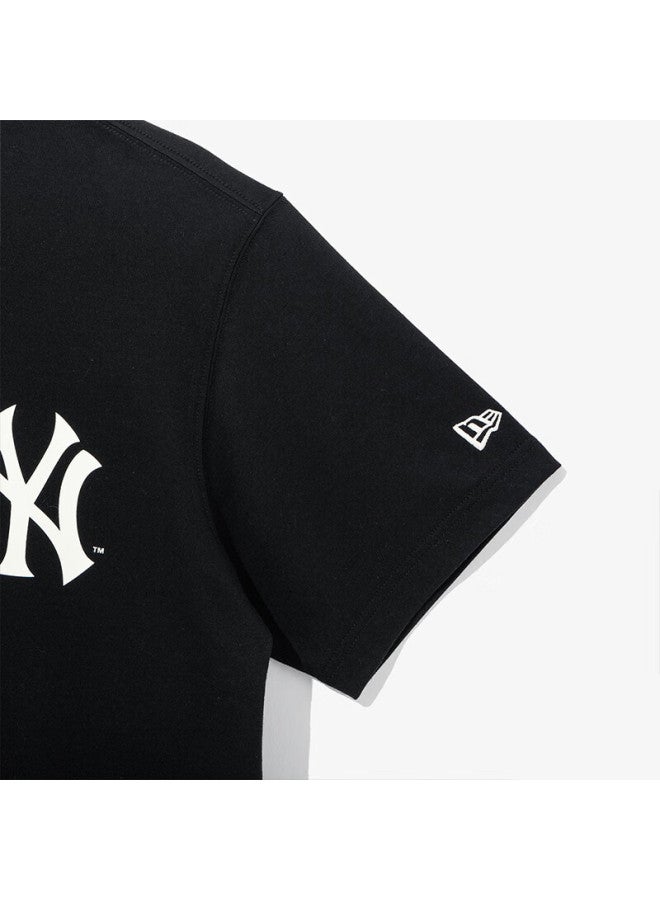 NEW ERA New Era X Mlb Collaboration, New Era Sports T-Shirt, Unisex Couple'S Ny Round Neck, Pure Cotton Short Sleeve, 13086597-M - Image 5