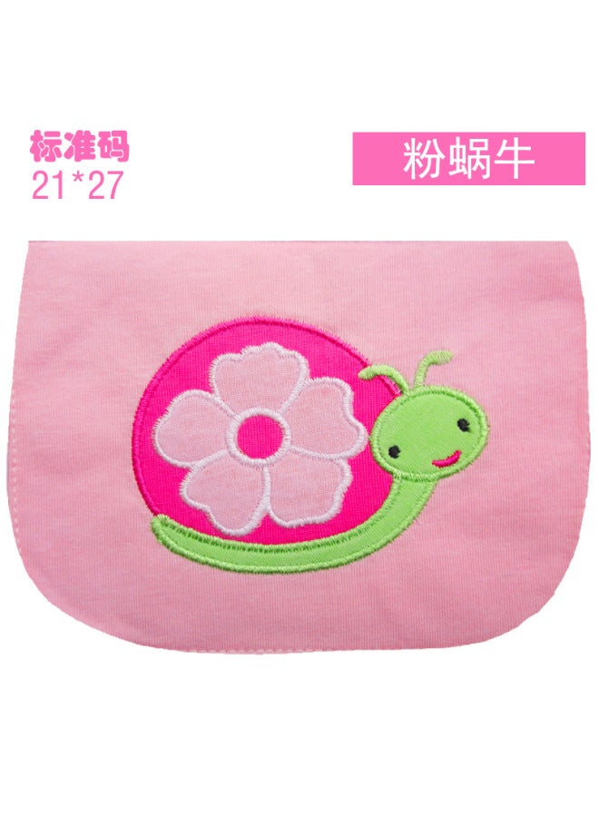 (optional) Four-layer Standard Size Three-dimensional Embroidery Cotton Sweat Absorbent Towel Pad Back Towel Sweat Absorbent Towel