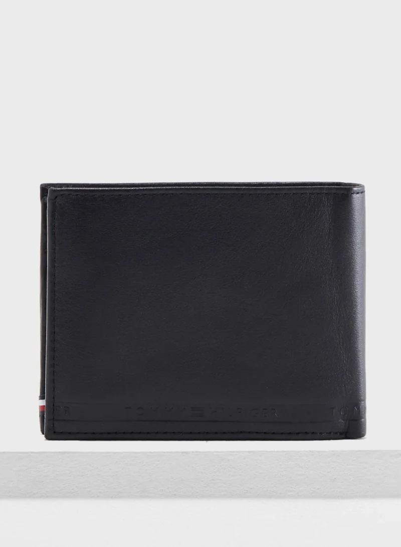 TOMMY HILFIGER Selvedge Embossed Extra Coin Wallet