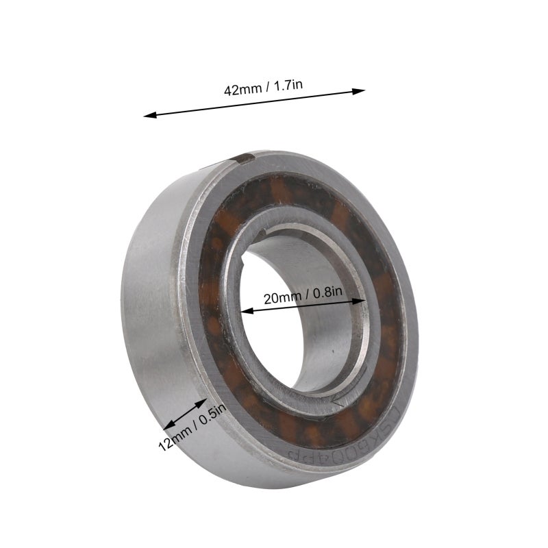 One-way Bearing: Durable Metal Shell With Precision Rollers, Needles Or Balls - Unidirectional Rotation With Secure Reverse Locking, Smooth Motion Engineered Design for Textile Machinery, Printing Mac - Image 3
