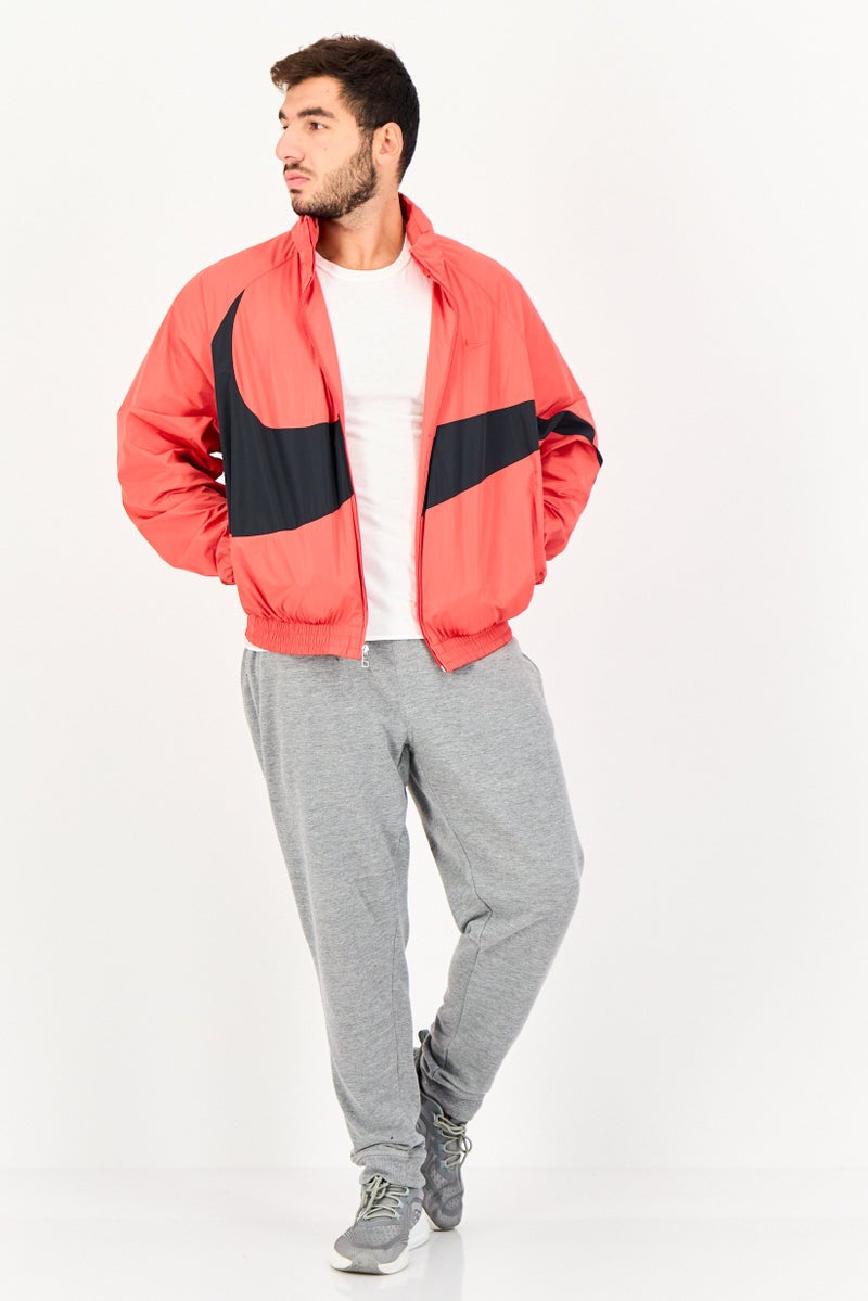 Nike Men Oversized Fit Long Sleeve Outdoor Track Jacket, Red - Image 2