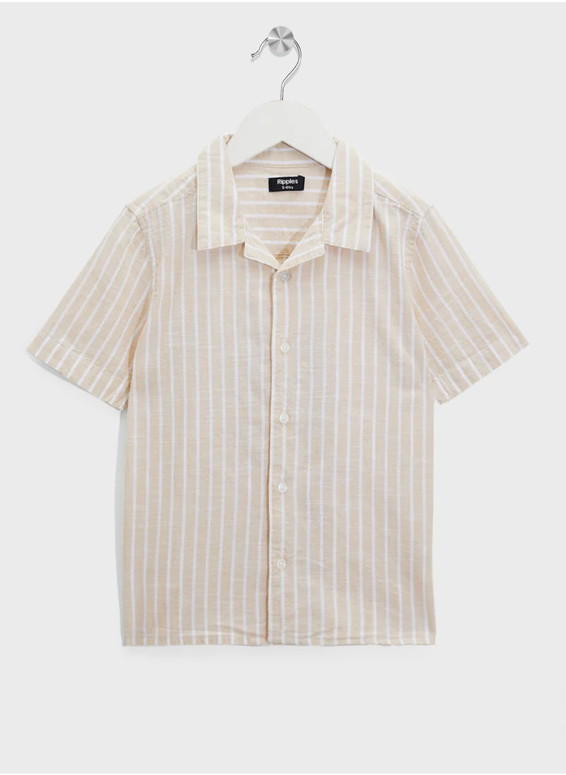 Ripples Boys Resort Collar Shirts