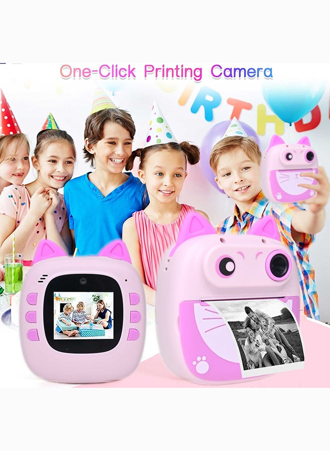 Toyland Kids Instant Print Camera-Cute design,Includes 3 Print rolls,5 Color Pens and USB Cable-Digital Camera for girls and boys - Image 3