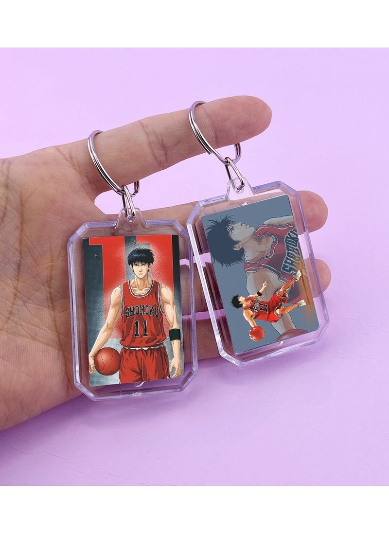 KUYING Creative Slam Dunk Keychain Student Backpack Pendant 