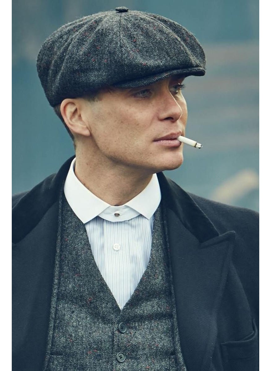 Takı Dükkanı Jewelry Store Black Men's Cap Beretta Beckham Peaky Blinders Hat CP231  - Image 1