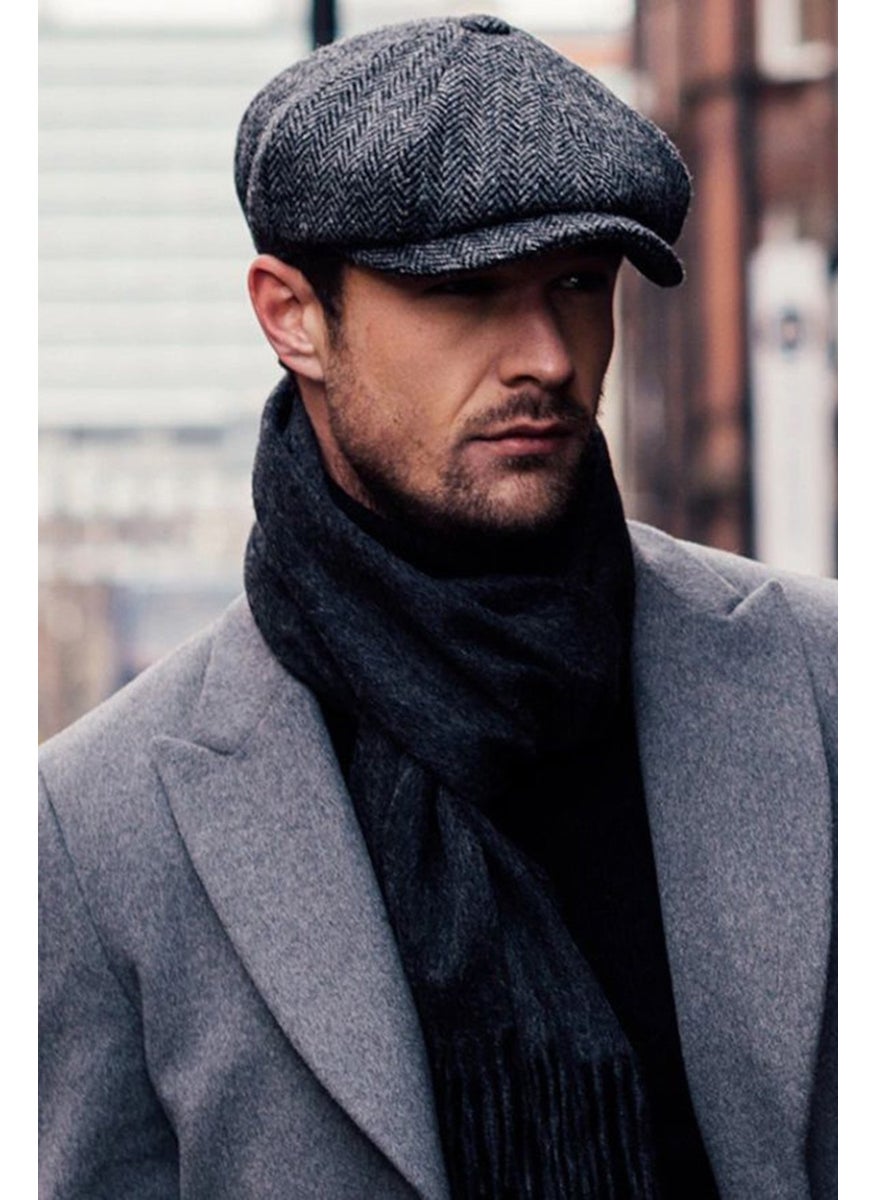 Takı Dükkanı Jewelry Store Black Men's Cap Beretta Beckham Peaky Blinders Hat CP231  - Image 4