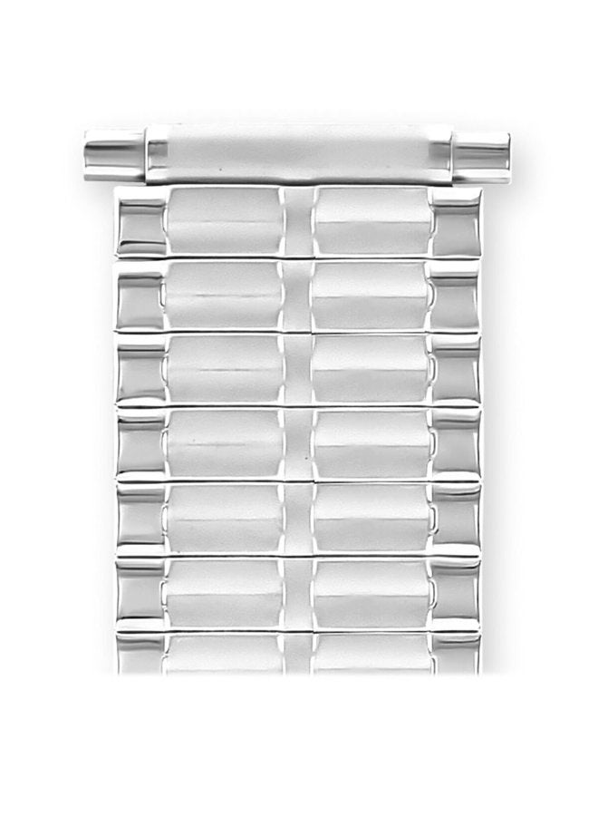 Speidel Menâ€™s Stainless Steel Comfortable Stretch Watch Band Gold Tone Silver Tone or Black Replacement Strap 16-22mm Curved End or Straight End with No Clasp Long or Extra Long - Image 2