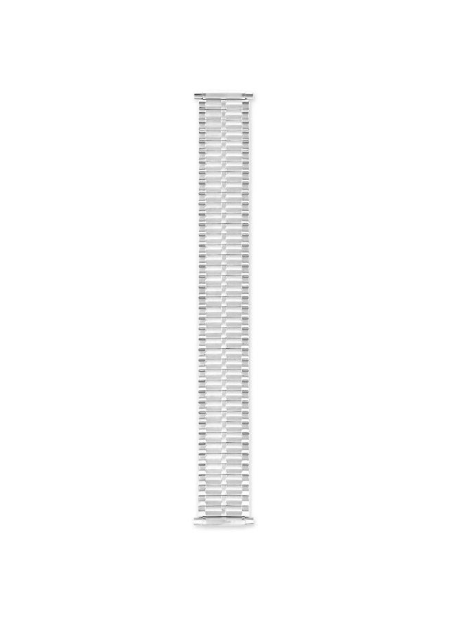Speidel Menâ€™s Stainless Steel Comfortable Stretch Watch Band Gold Tone Silver Tone or Black Replacement Strap 16-22mm Curved End or Straight End with No Clasp Long or Extra Long - Image 3