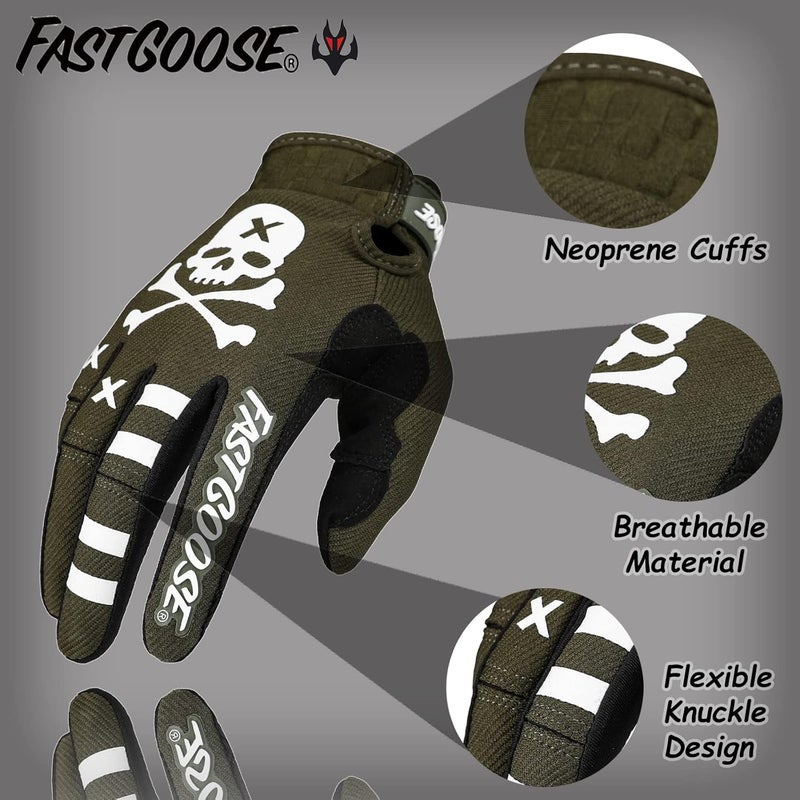 FASTGOOSE Dirt Bike Motorcycle Gloves - Image 2