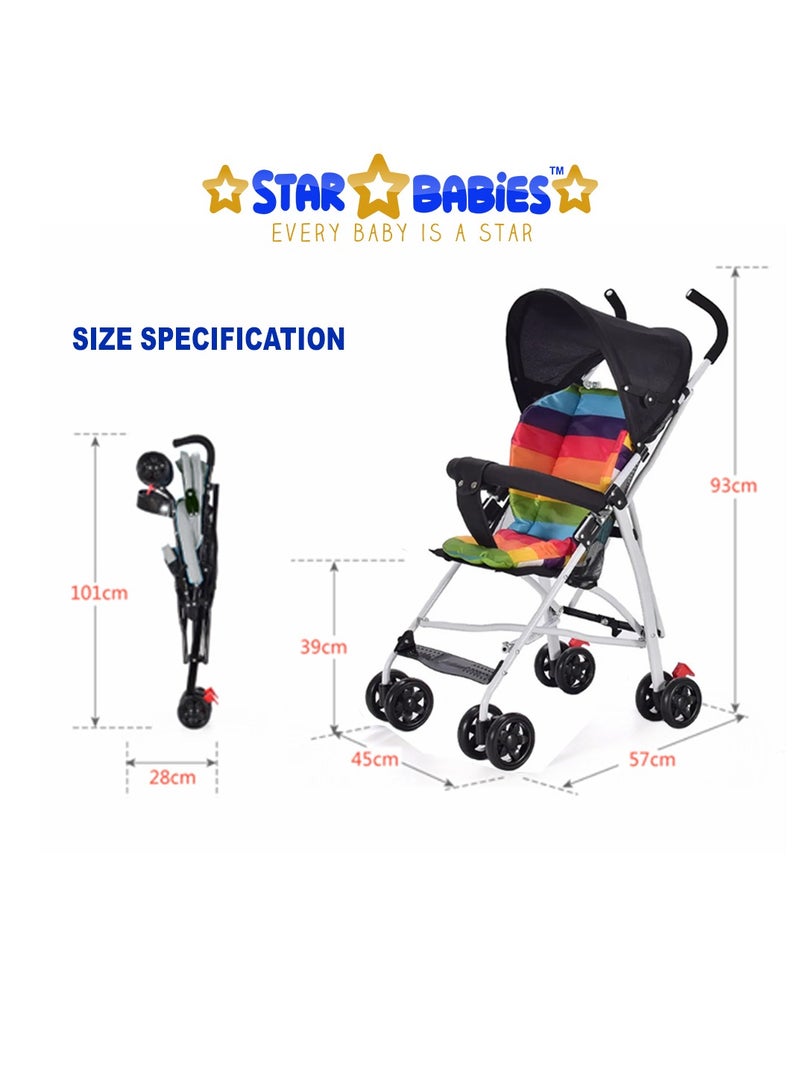 STAR BABiES عربة أطفال ستار بيبي - أسود - Image 5