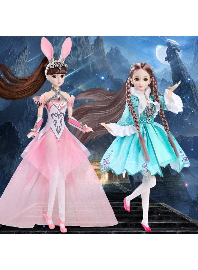 2024 Wu Soul Douluo Mainland Little Dance Princess Tang San Doll Toy Girl Children Doll Suit-Color: Soft Bone Dance + Nine Colors Ning Rongrong-Height: Three-dimensional Real Eye Version + Full Joint Movable  - Image 1