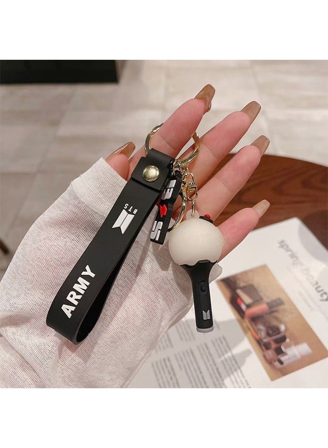 BTS Pop Logo Hammer Keychain Army Gift Merch - Image 3
