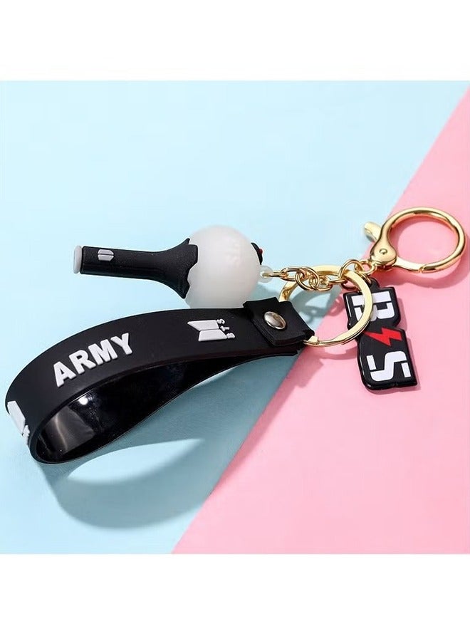BTS Pop Logo Hammer Keychain Army Gift Merch - Image 2