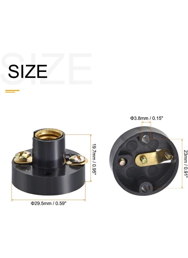 UHcom E10 Bulb Holder with Screw Terminal - Miniature Edison Screw 502 Bulb Holder  - Image 2