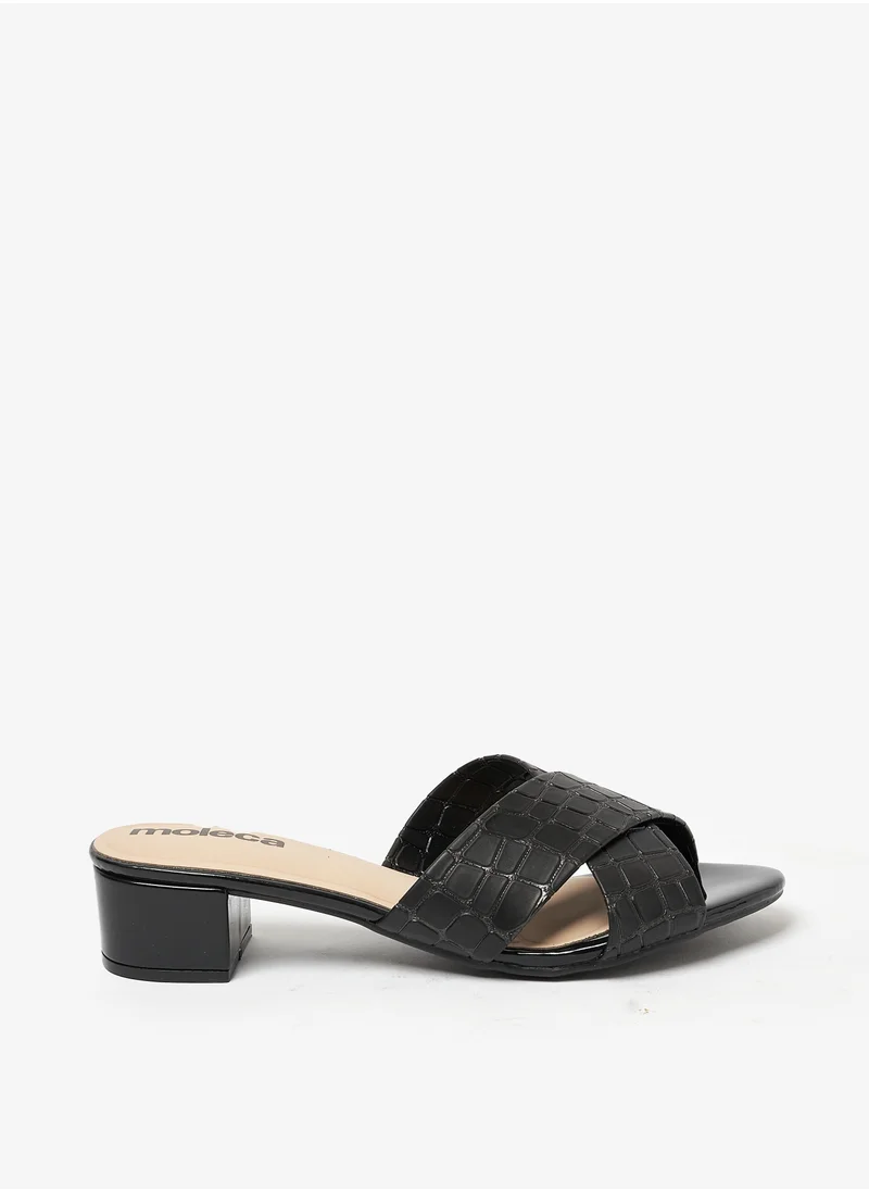 MOLECA Multi Strap Mid Heel Sandals