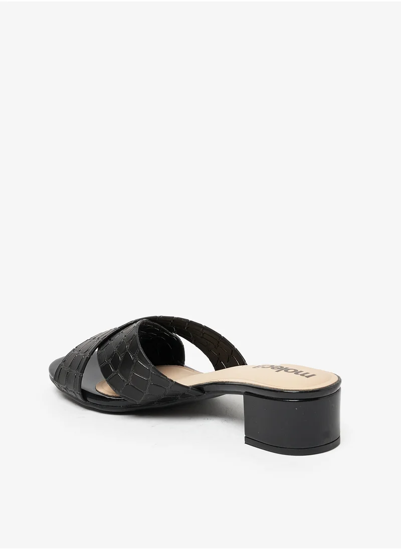 MOLECA Multi Strap Mid Heel Sandals