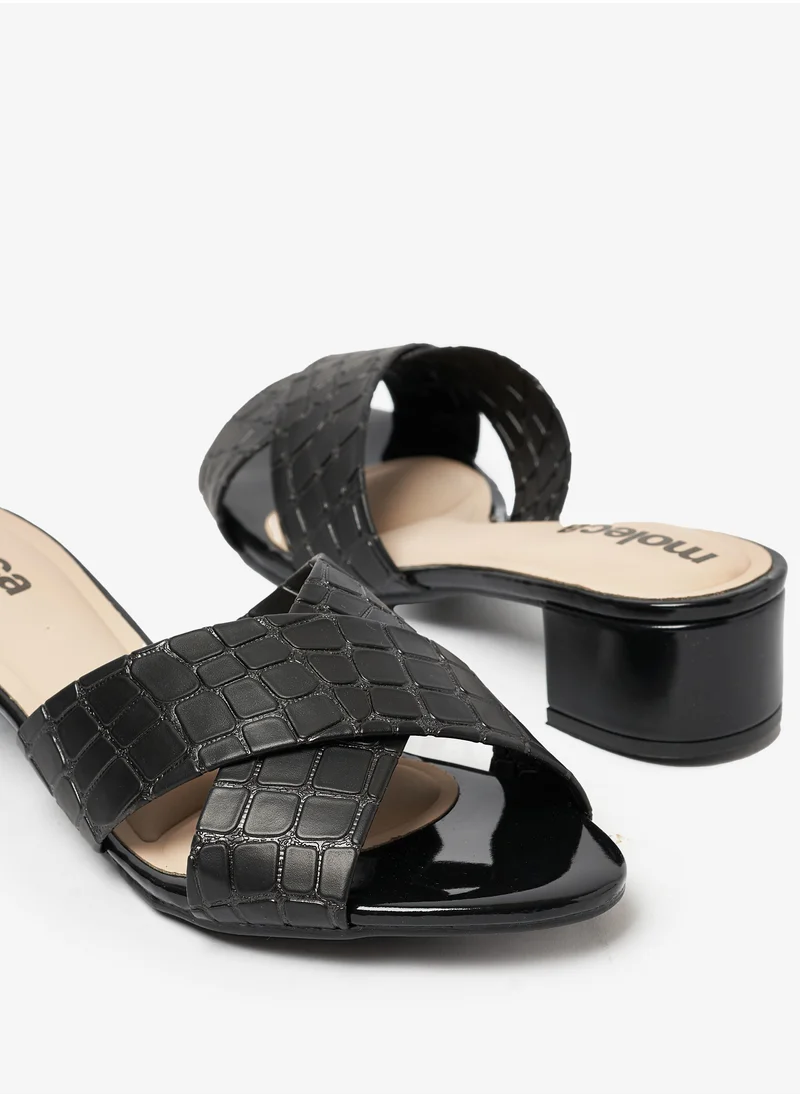 MOLECA Multi Strap Mid Heel Sandals