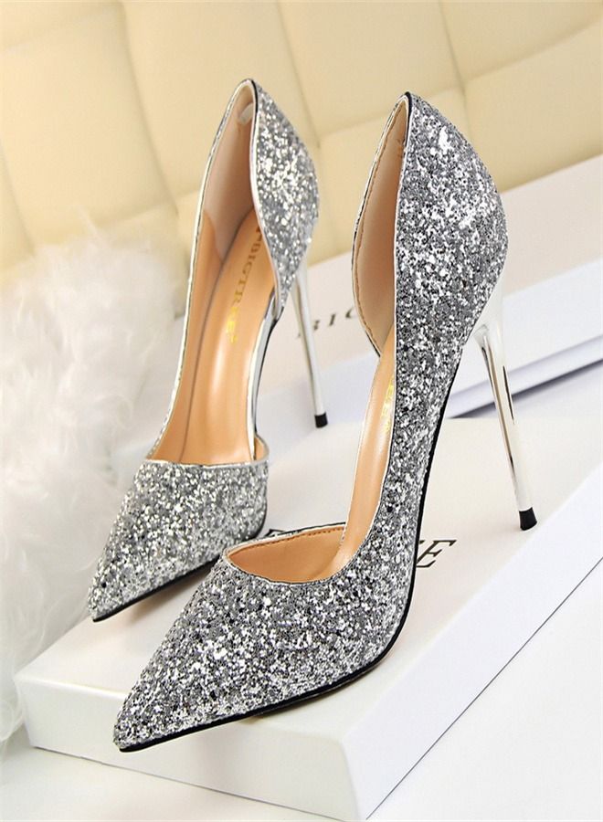 BIGTREE Fashion Pointed High Heels 9.5CM 
