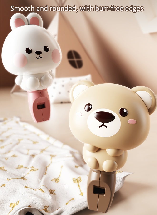 6PCS rattle toy set Early childhood musical instruments Hand drum Hand rattle Music enlightenment - Image 5