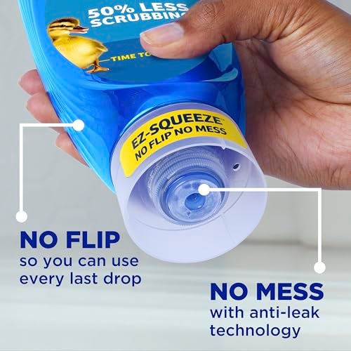 Dawn Ultra EZ-Squeeze Dish Soap Liquid, Dishwashing Liquid, Grease Removal, Upside Down Bottle, Original, 6x22 Fl Oz Bundle - Image 5