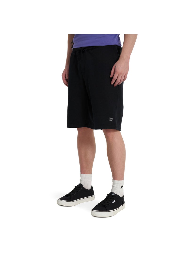 Termit Men's Shorts Black, Termit, Soft Cotton Fabric, Straight Cut, 3 Pockets, Comfortable and Stylish for Active Lifestyles  - Image 2