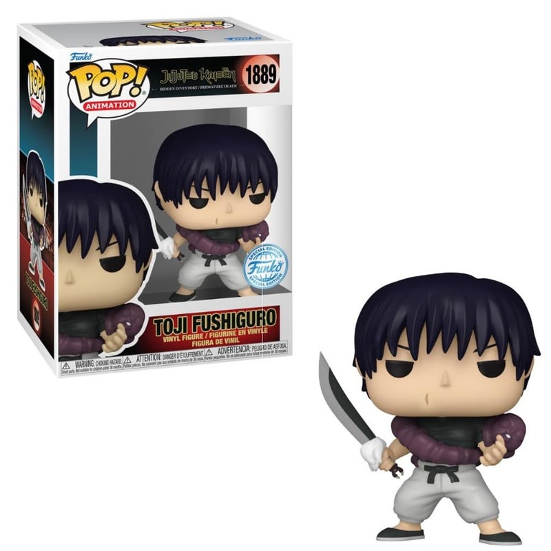 Funko Pop! Animation | Jujutsu Kaisen Toji Fushiguro #1889 | Special Edition | Collectible Vinyl Figure | Anime Fan Exclusive Edition | FS - Image 1