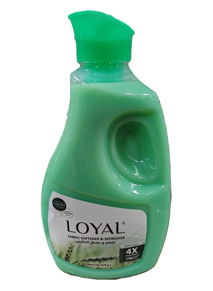 loyal Fabric Softener & Refresher Green Valley 3000 ml