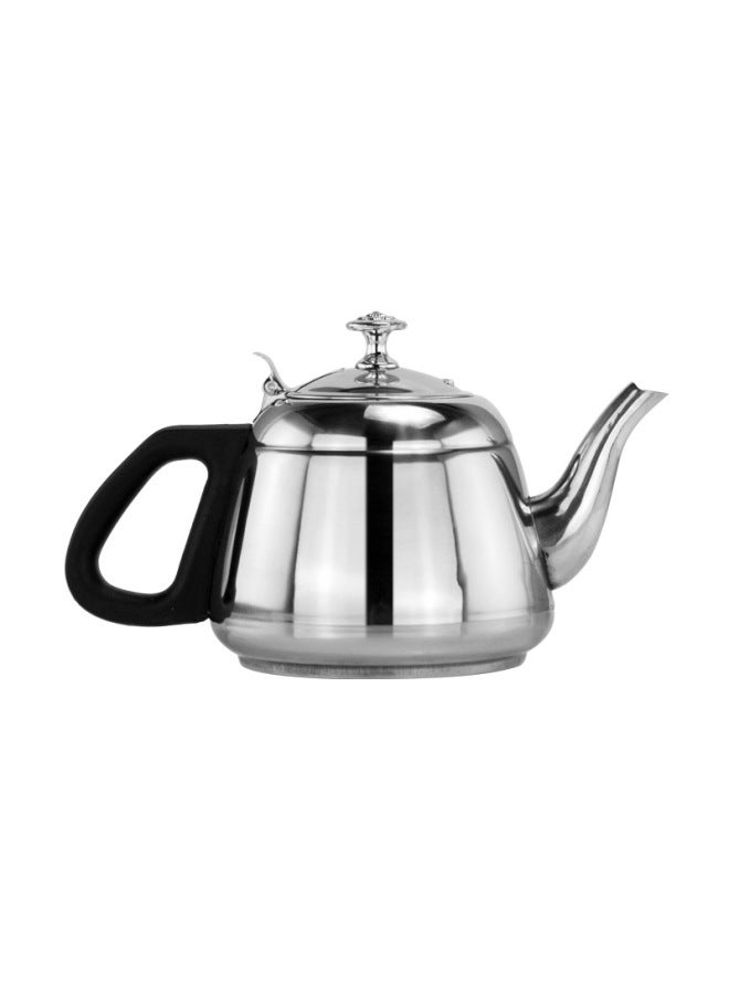 Stainless Steel Restaurant Teapot With Filter Net Hotel Induction Cooker Kettle Hotel Teapot Outdoor Kettle-Capacity:VIP 2.0L (Real 1.8L) No Net