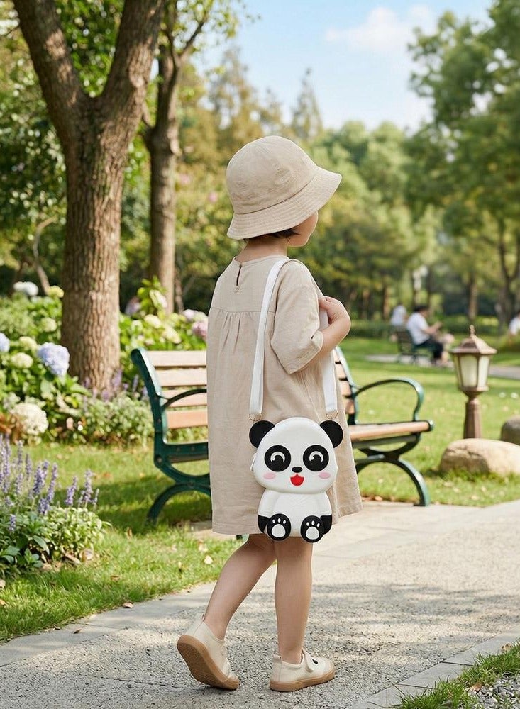 Ogi Mogi Toys Panda Colorful Shoulder Bags for Girls, Mini Silicone Fidget Bag with Adjustable Strap, Squishy Crossbody Purse, Perfect Sensory Toy Gifts for Kids Aged 3-10 - Image 4