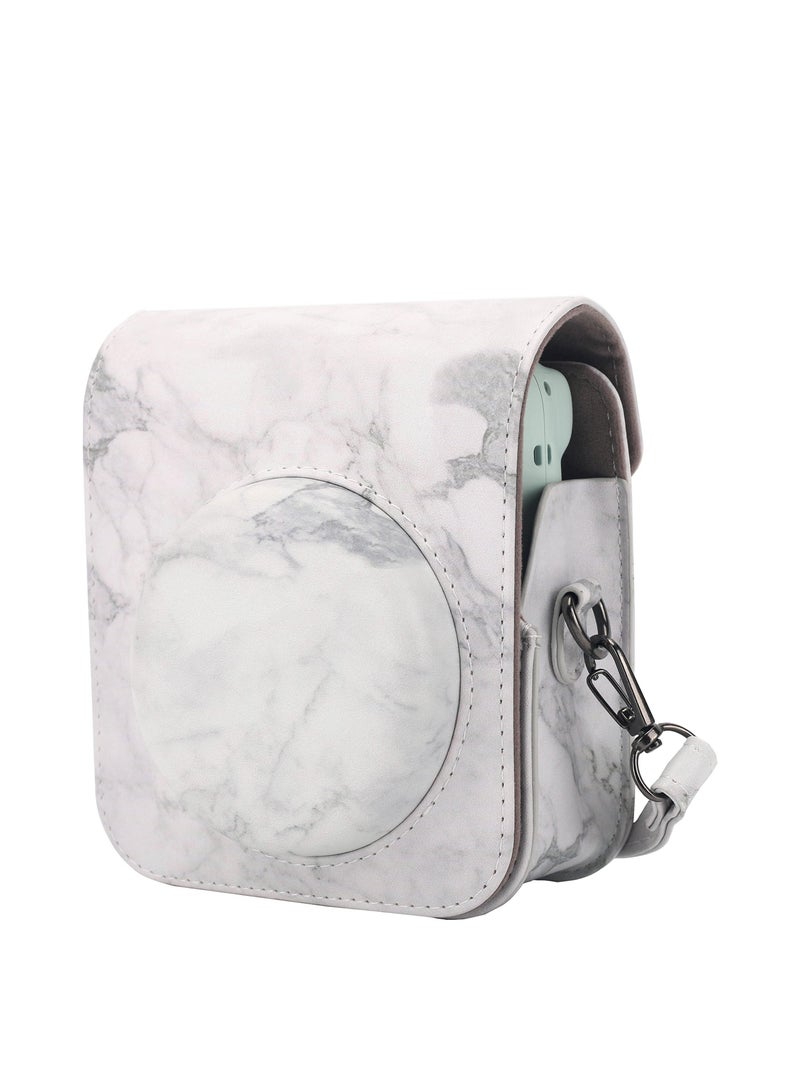 Captaintech Protective Case Compatible with Fujifilm Instax Mini 12, Case for Fuji Instax Mini 12, with Accessory Pocket and Adjustable Strap Present to Friends and Families - Image 2