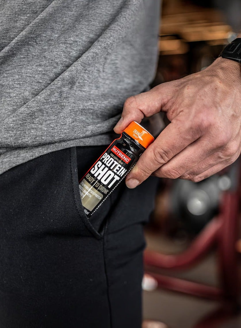 Protein Shot 60Ml (20 Pack) - Orange Flavor, Hydrolyzed Protein, Fast Absorption For Muscle Recovery And Performance