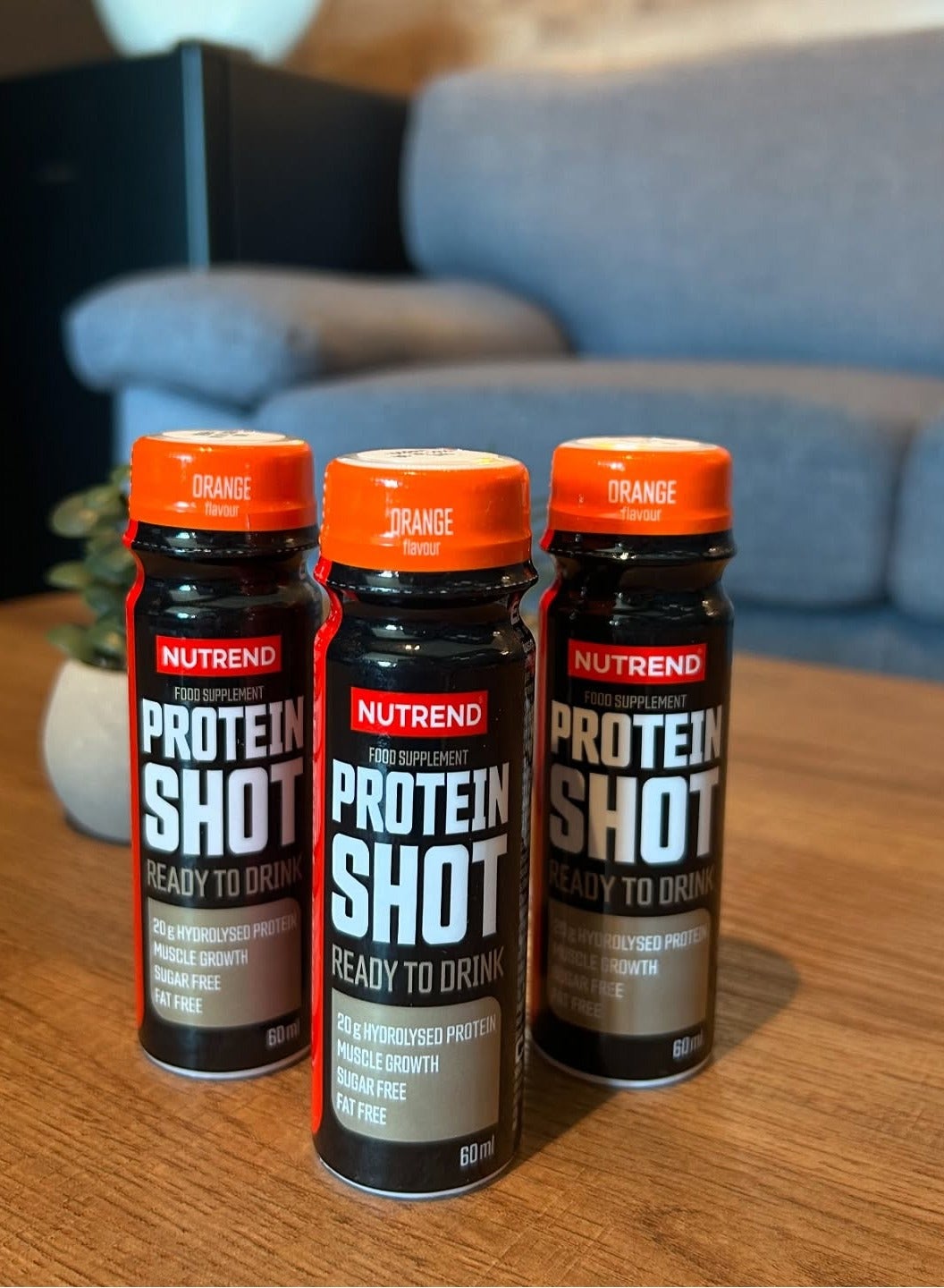 Protein Shot 60Ml (20 Pack) - Orange Flavor, Hydrolyzed Protein, Fast Absorption For Muscle Recovery And Performance