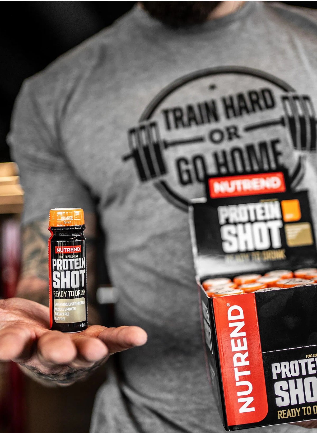 Protein Shot 60Ml (20 Pack) - Orange Flavor, Hydrolyzed Protein, Fast Absorption For Muscle Recovery And Performance