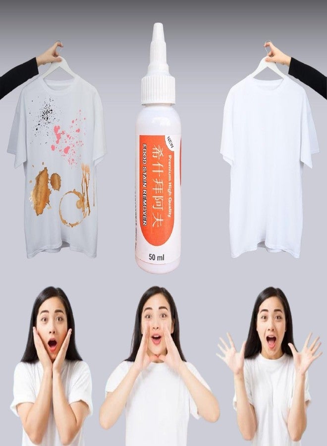 KODITHAL White Cotton Clothes Stain Remover Roll Bead Design, Stain Remover Roller-Ball Cleaner, Portable No-Wash Instant Stain Removal Pen for Clothes and Fabric (food stain remov) - Image 4